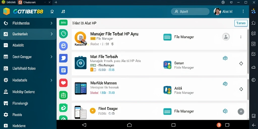 Antarmuka CITIBET88 yang intuitif dan fungsional untuk pengelolaan file.