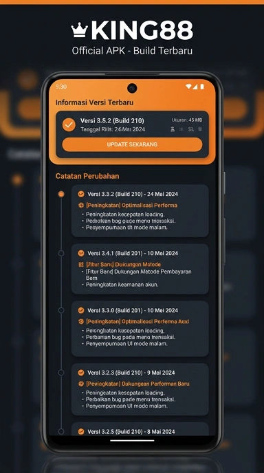 Riwayat Versi king88 untuk Pengguna Android Indonesia